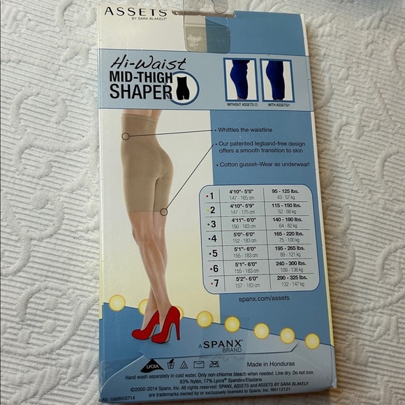 Spanx ASSETS by Sara Blakely Hi-Waist Shaper in Nude. NWT. Size 3 - Picture 4 of 6